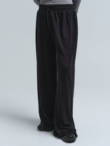 Seamless Basic Woolen Barbera | Merino wool Pants Black