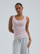 Seamless Basic Cotton Bella | Cotton Tank Top Pale Rose