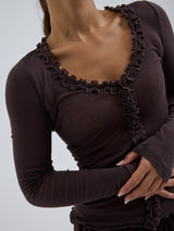 Seamless Basic Cotton Cardy | Cotton Cardigan Java