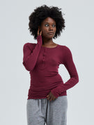 Cotton Granddad | Cotton - Burgundy