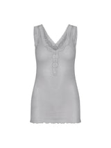 Seamless Basic Cotton Lacey | Cotton Tank Top Grey