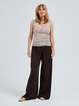 Seamless Basic Cotton Lacey | Cotton Tank Top Desert Melange
