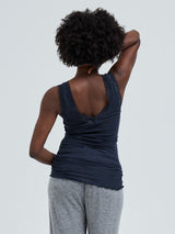Seamless Basic Cotton Lacey | Cotton Tank Top Midnight