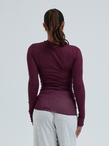 Seamless Basic Cotton Romance | Cotton L/S T-Shirt Vineyard