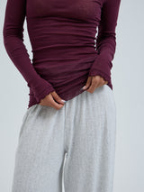 Seamless Basic Cotton Romance | Cotton L/S T-Shirt Vineyard