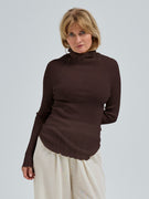 Fiori | Merino wool - Dark Brown
