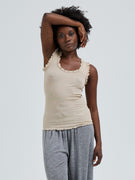 Flounce | Cotton - Dark sand