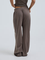 Seamless Basic Jacquard Pants | Cotton Pants Fungi