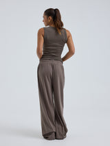 Seamless Basic Jacquard Pants | Cotton Pants Fungi