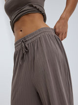 Seamless Basic Jacquard Pants | Cotton Pants Fungi