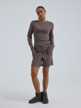 Seamless Basic Jacquard Shorts | Cotton Shorts Fungi