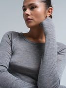 Woolen Jade | Merino wool - Grey Melange