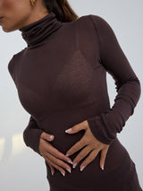 Seamless Basic Nouveau | Cotton Roll Neck Java