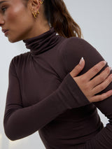 Seamless Basic Nouveau | Cotton Roll Neck Java
