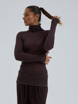Seamless Basic Nouveau | Cotton Roll Neck Java