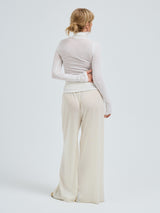 Seamless Basic Nouveau | Cotton Roll Neck Off-White