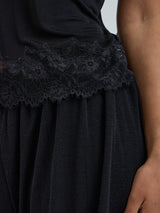 Seamless Basic Silk Cami Romance | Mulberry Silk Cami top Black
