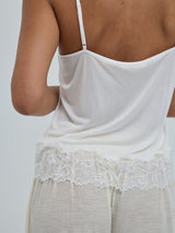 Seamless Basic Silk Cami Romance | Mulberry Silk Cami top Off-White