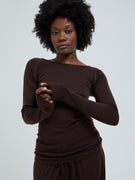 Woolen Jade | Merino wool - Dark Brown