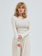 Wooly Long Sleeve | Wool Silk - Off-White