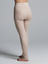 Seamless Basic Silky Alba | Silk Legging Rosie Beige