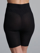 Seamless Basic Silky Conchita | Silk Short Legging Black