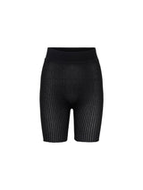 Seamless Basic Silky Conchita | Silk Short Legging Black