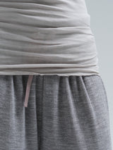 Seamless Basic Cotton Lacey | Cotton Tank Top Grey