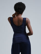 Seamless Basic Cotton Lacey | Cotton Tank Top Night Sky
