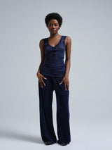 Seamless Basic Cotton Lacey | Cotton Tank Top Night Sky