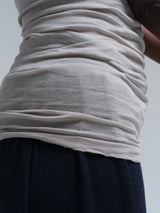Seamless Basic Cotton Spaghetti | Cotton Strap Top Grey