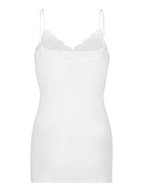 Seamless Basic Fab | Organic cotton Strap Top White