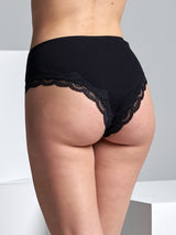 Seamless Basic Hips | Organic cotton 2-pack Panties Black