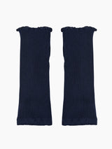Seamless Basic Mano | Merino wool Wrist warmer Navy