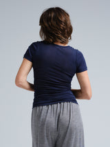 Seamless Basic Cotton Roseanna | Cotton S/S T-Shirt Night Sky