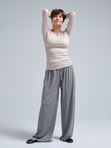 Seamless Basic Silky Jade | Silk Blouse Rosie Beige