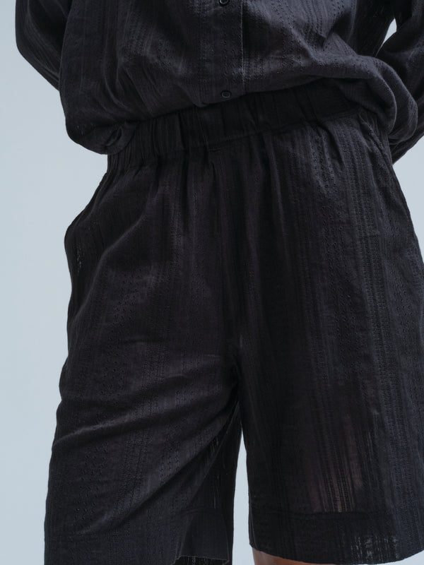 Seamless Basic Boboli | Cotton Shorts Black