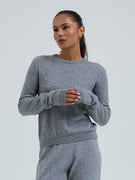 Classic Crew Neck | Wool Cashmere - Ash Melange