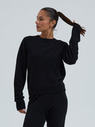 Classic Crew Neck | Wool Cashmere - Black