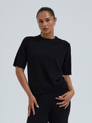 Classic T-shirt | Wool Cashmere - Black