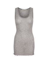 Seamless Basic Cotton Bella | Cotton Tank Top Grey Melange