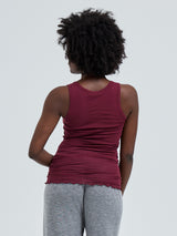 Seamless Basic Cotton Bella | Cotton Tank Top Burgundy
