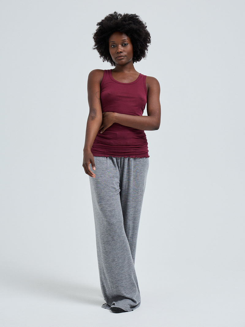 Seamless Basic Cotton Bella | Cotton Tank Top Burgundy