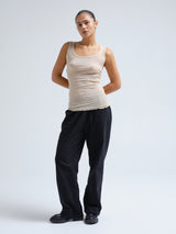 Seamless Basic Cotton Bella | Cotton Tank Top Dark sand