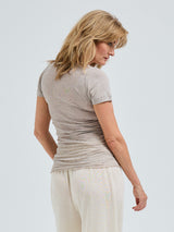 Seamless Basic Cotton Roseanna | Cotton S/S T-Shirt Desert Melange