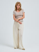Seamless Basic Cotton Roseanna | Cotton S/S T-Shirt Desert Melange