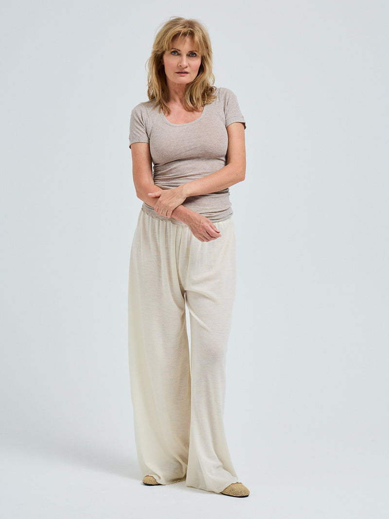 Seamless Basic Cotton Roseanna | Cotton S/S T-Shirt Desert Melange