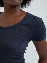 Seamless Basic Cotton Roseanna | Cotton S/S T-Shirt Midnight