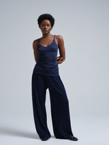 Seamless Basic Cotton Spaghetti | Cotton Strap Top Night Sky