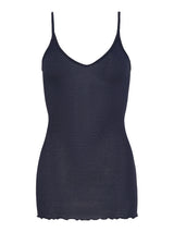 Seamless Basic Cotton Spaghetti | Cotton Strap Top Night Sky